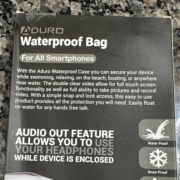 Aduro Waterproof Phone Bag - NEW - Picture 6 of 7
